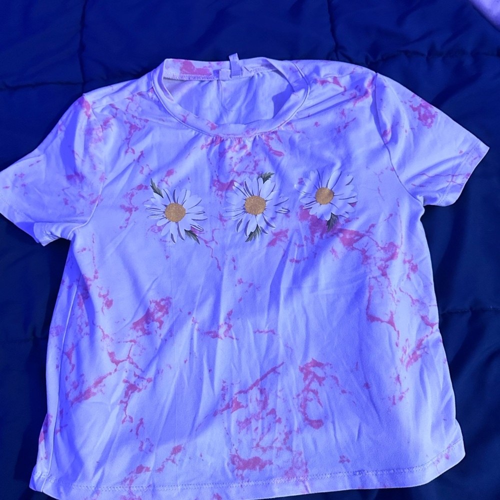 Floral Tie-Dye T-Shirt